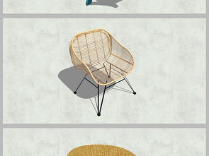 精品藤椅su模型設(shè)計圖下載 圖片227.33mb 家居空間庫 su模型